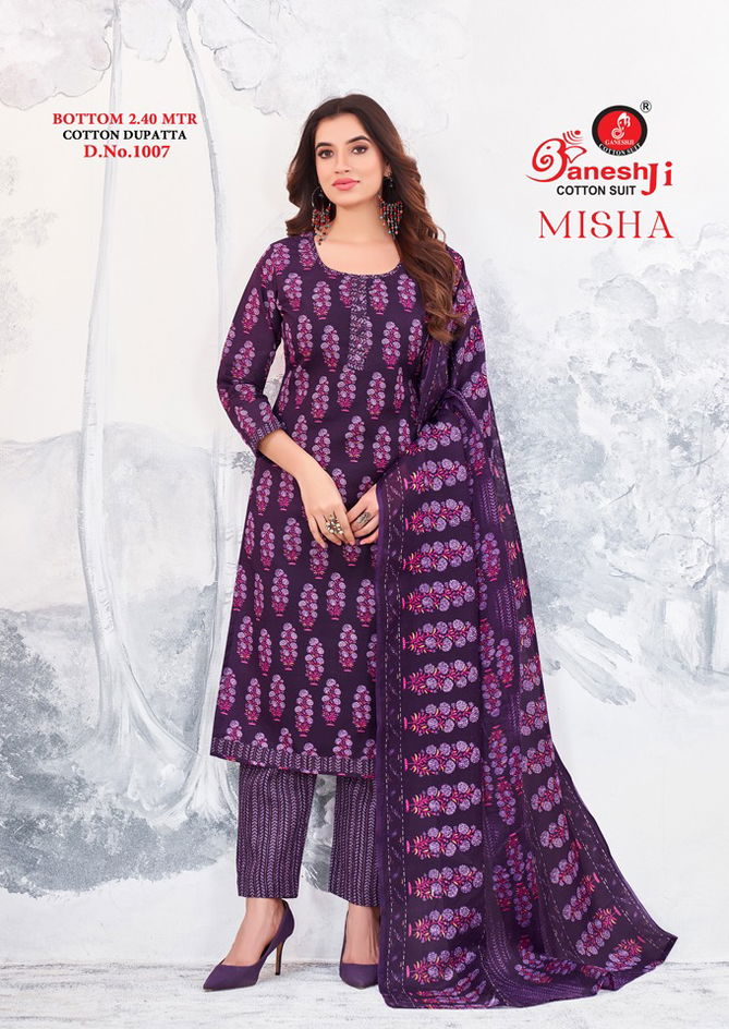 Misha Vol 1 By Ganeshji Printed Cotton Dress Material Wholesale Market In Surat
